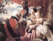 Franz Xaver Winterhalter The First of Mays (mk25) Norge oil painting reproduction